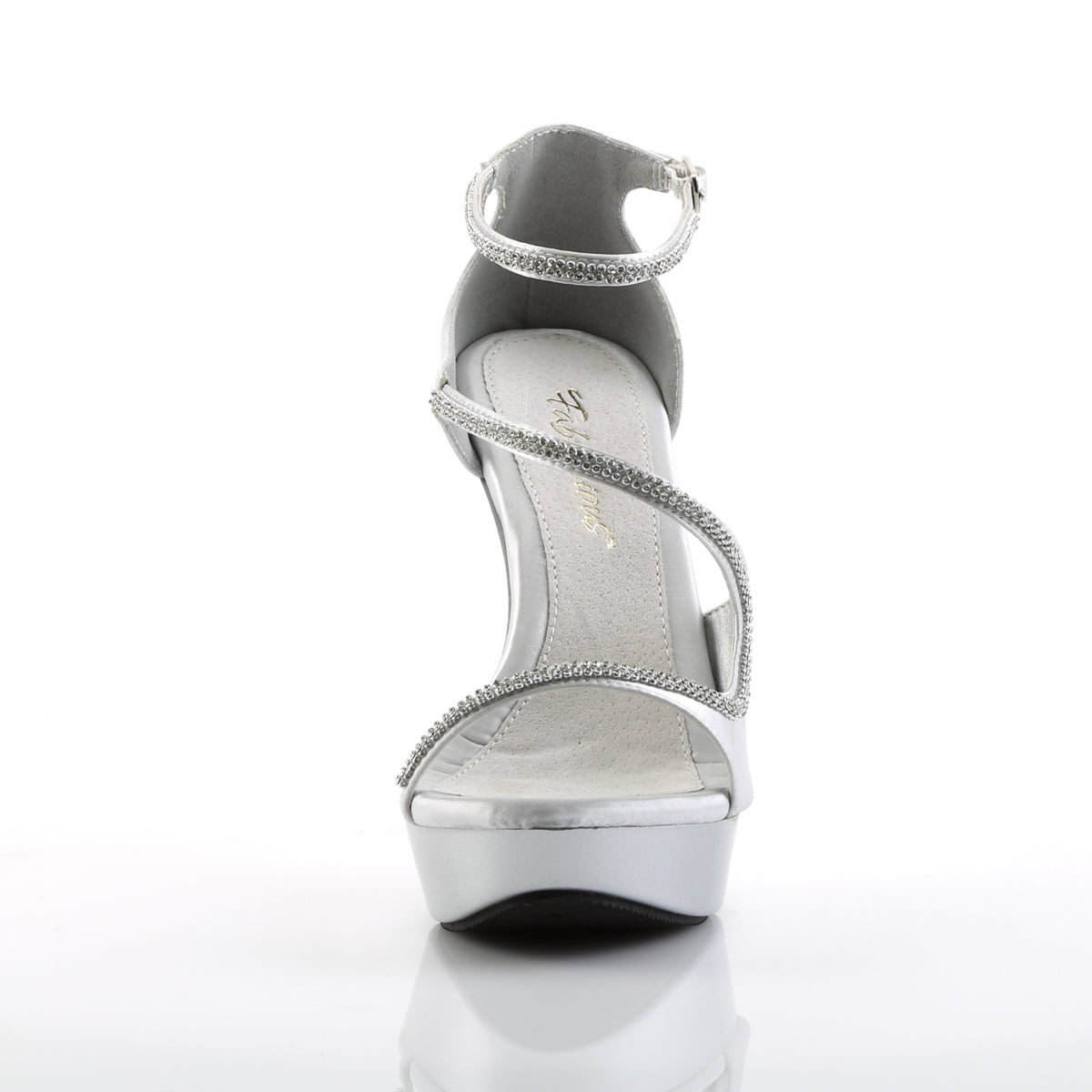 Fabulicious Womens Sandals COCKTAIL-526 Slv Satin/Slv