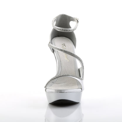 Fabulicious Womens Sandals COCKTAIL-526 Slv Satin/Slv