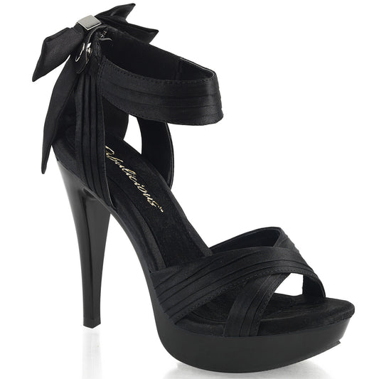 Fabulicious Sandali da donna COCKTAIL-568 Blk Satin / Blk