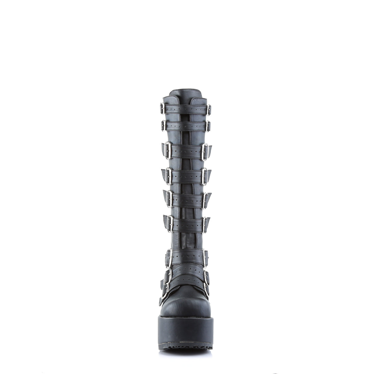 DemoniaCult Stivali da donna CONCORD-108 pelle vegana BLK