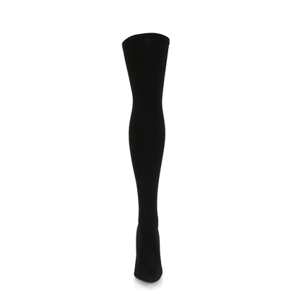 Pleaser Stivali da donna COURTLY-3005 BLK Nylon.