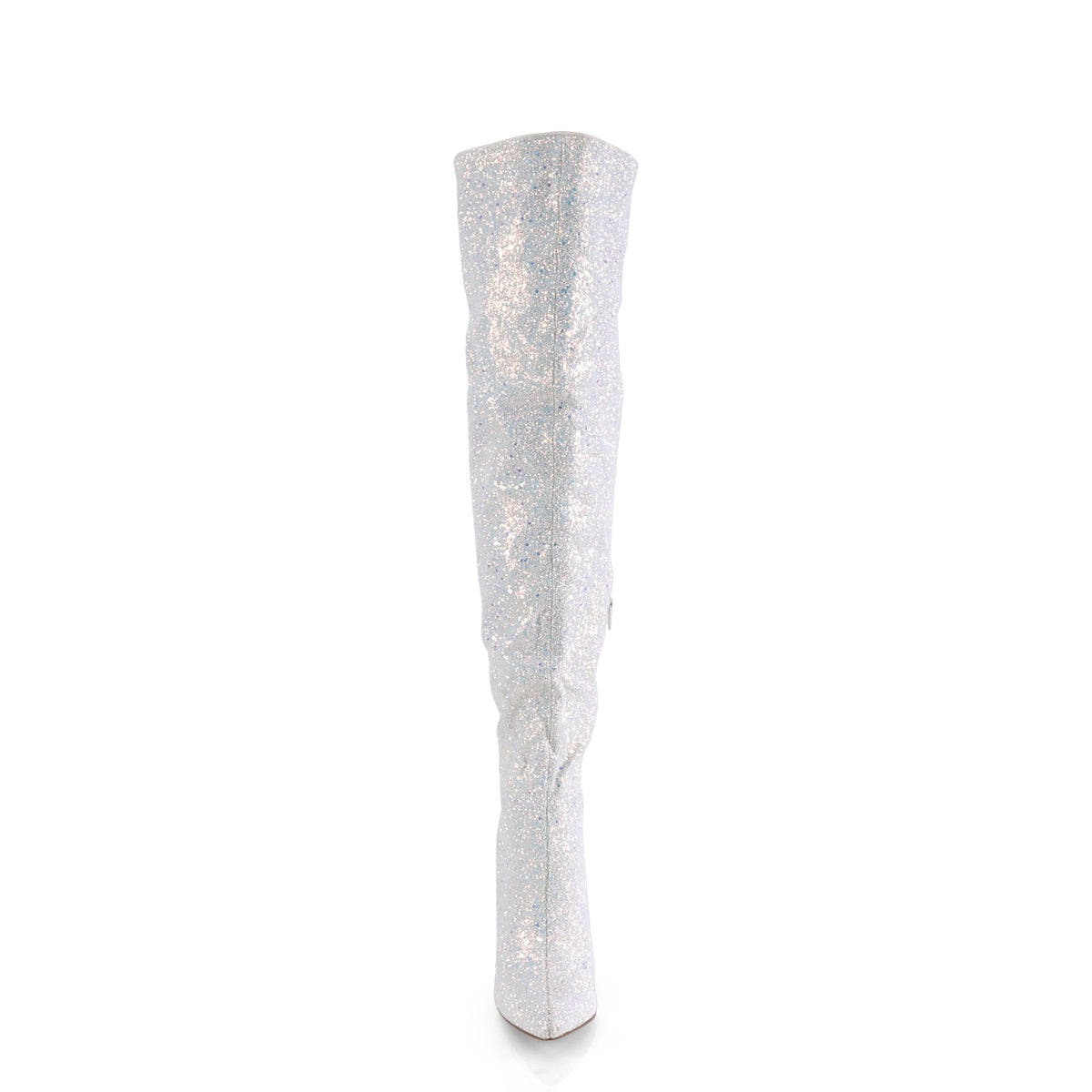 Pleaser Stivali da donna COURTLY-3015 wht multi glitter