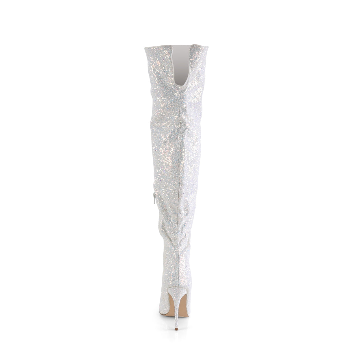 Pleaser Stivali da donna COURTLY-3015 wht multi glitter