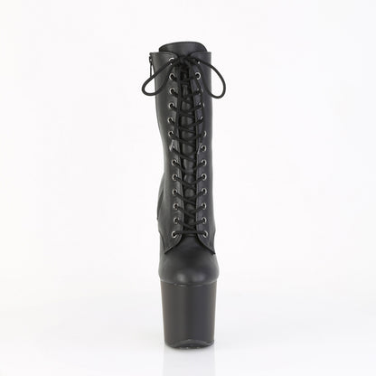Pleaser Women's Platform Shoes CRAZE-1040 Blk Faux Leather/Blk Matte