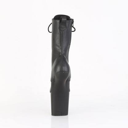 Pleaser Women's Platform Shoes CRAZE-1040 Blk Faux Leather/Blk Matte