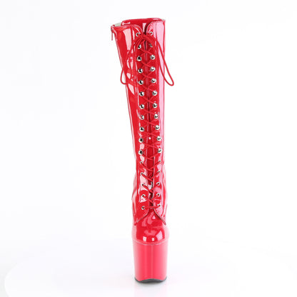 Pleaser  Stivali CRAZE-2023 Red Str. Pat/rosso