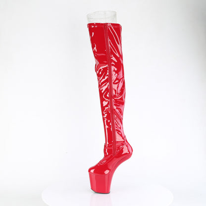 Pleaser  Stivali CRAZE-3050 Red Str. Pat/rosso