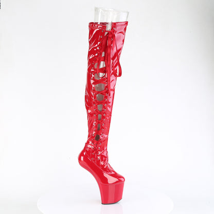Pleaser  Stivali CRAZE-3050 Red Str. Pat/rosso