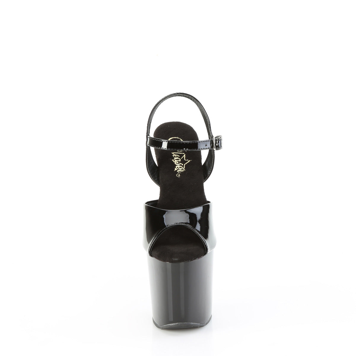 Pleaser  Sandali CRAZE-809 blk pat/blk