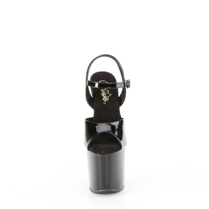 Pleaser  Sandali CRAZE-809 blk pat/blk