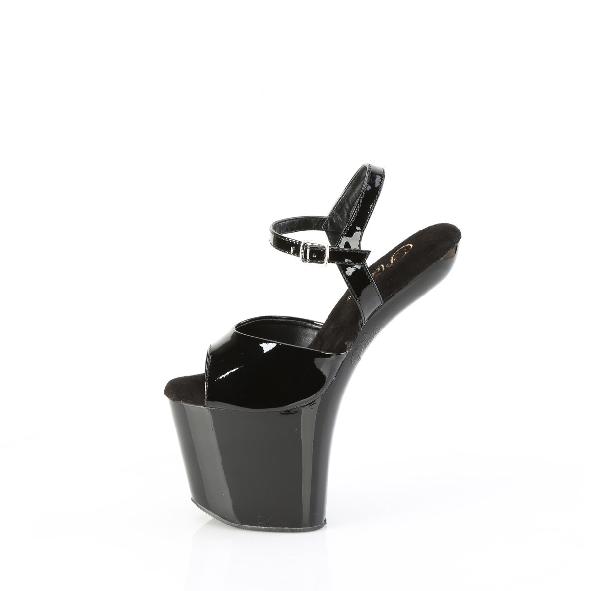 Pleaser  Sandali CRAZE-809 blk pat/blk
