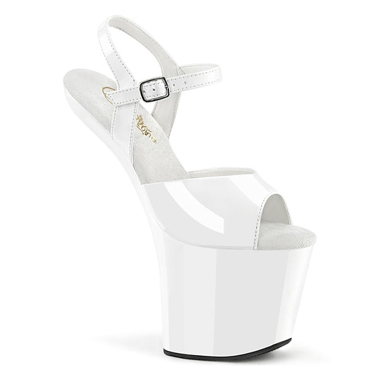 Pleaser  Sandali CRAZE-809 wht pat/wht
