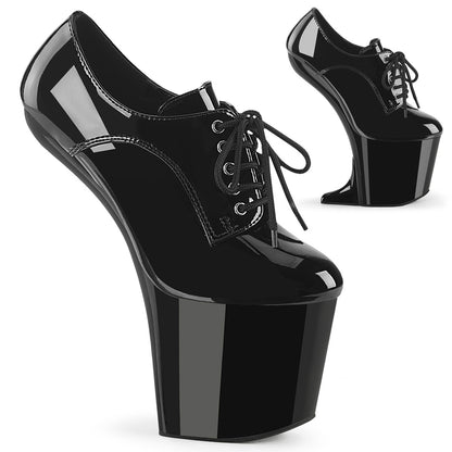 Pleaser  Sandali CRAZE-860 blk pat/blk