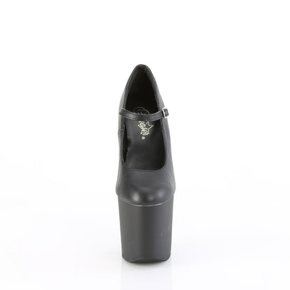Pleaser  Sandali CRAZE-880 blk in pelle finta/blk opaca
