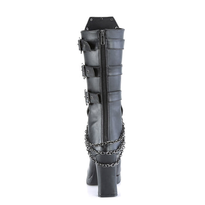 DemoniaCult  Stivali CRYPTO-67 pelle vegana BLK