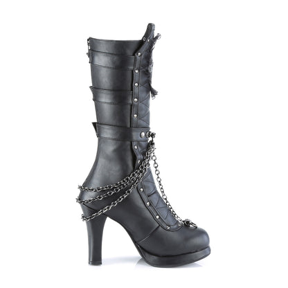 DemoniaCult  Stivali CRYPTO-67 pelle vegana BLK