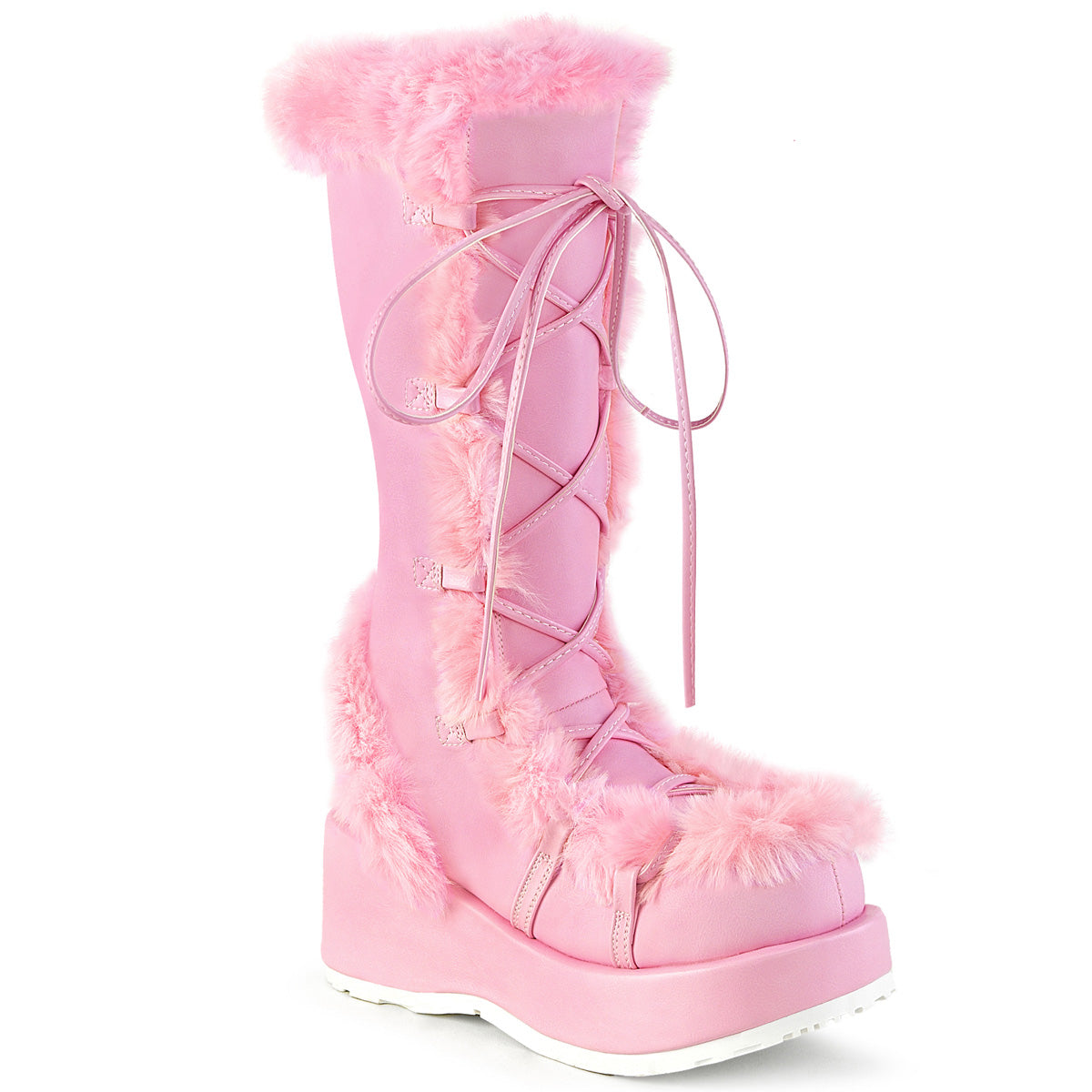 DemoniaCult   Cubby-311 B. Pink Vegan Pelle