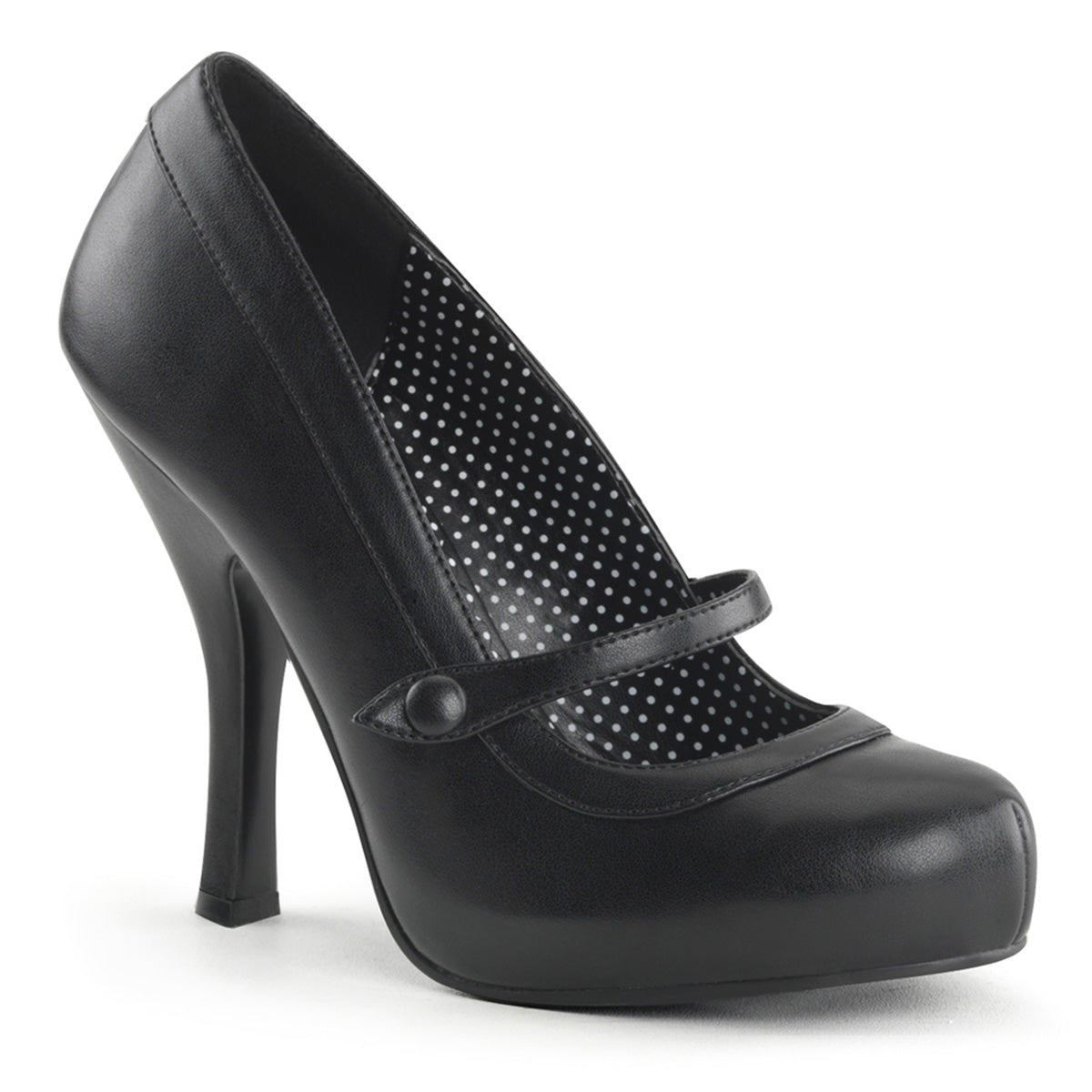 Pin Up Couture Womens Pumps CUTIEPIE-02 Blk Pu