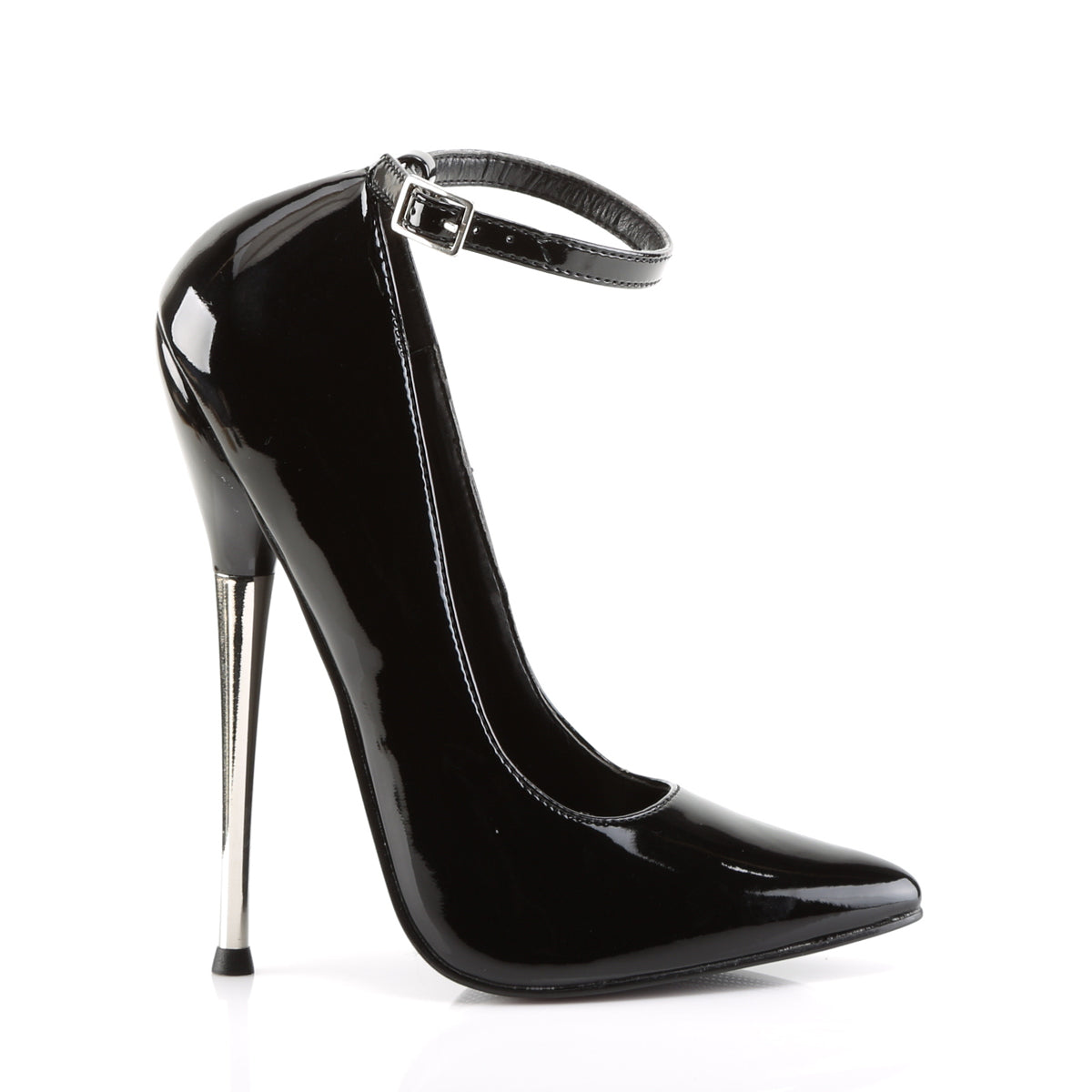 Devious Womens Pumps DAGGER-12 Blk Pat