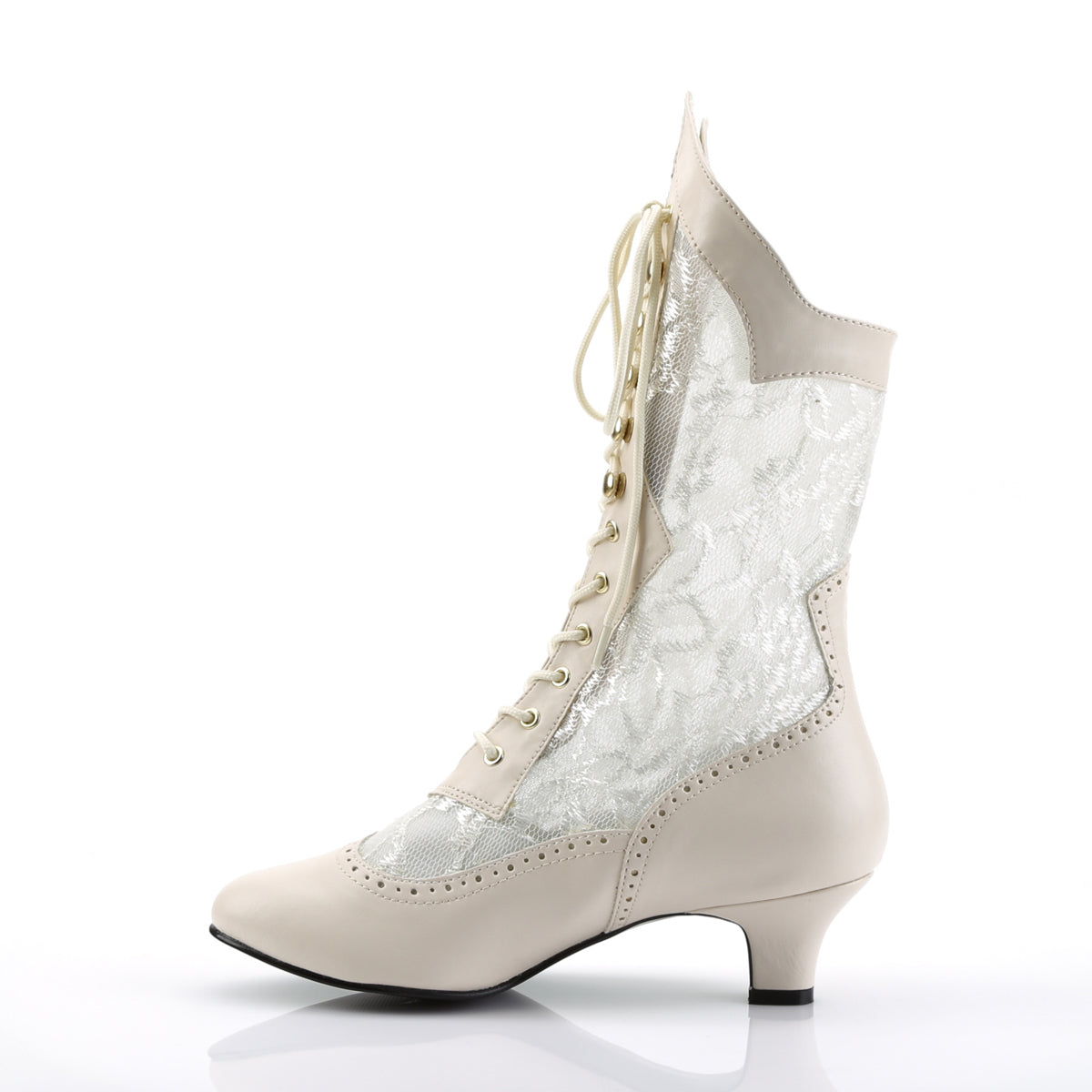 Funtasma Stivaletti da donna DAME-115 PU-pizzo avorio