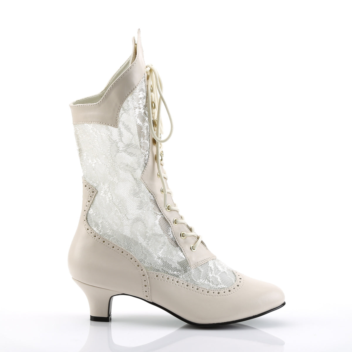 Funtasma Stivaletti da donna DAME-115 PU-pizzo avorio