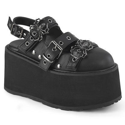 DemoniaCult   DAMNED-27 pelle vegana BLK