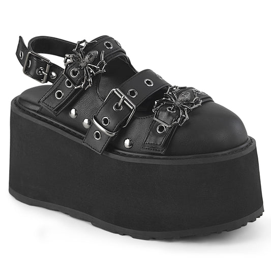 DemoniaCult   DAMNED-27 pelle vegana BLK