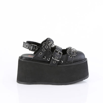 DemoniaCult   DAMNED-27 pelle vegana BLK