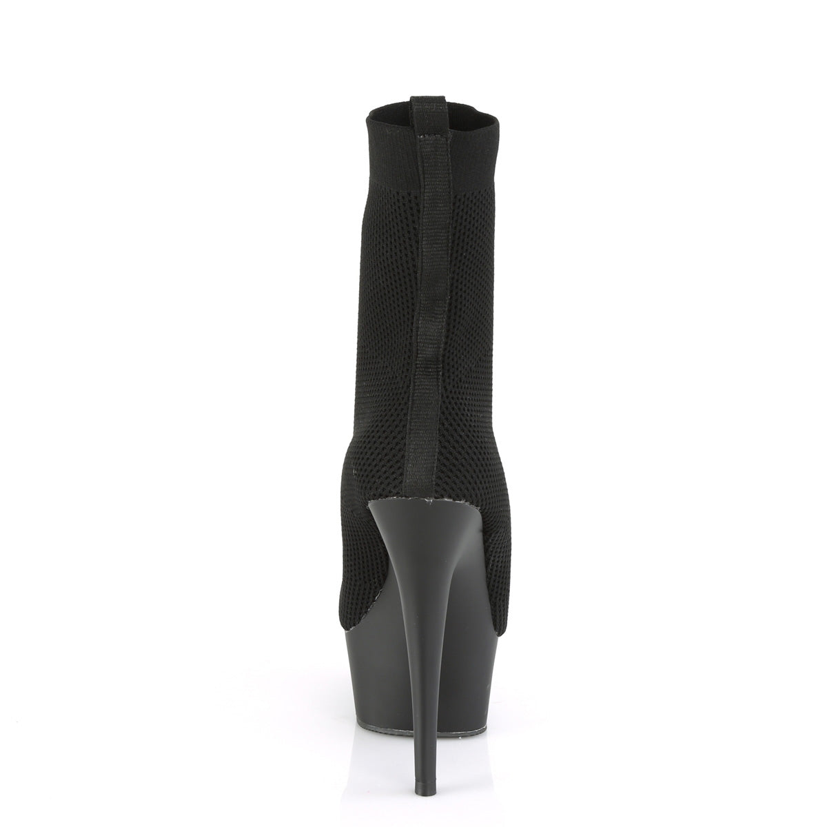 Pleaser Stivaletti da donna DELIGHT-1002 BLK Tessuto / Blk Matte