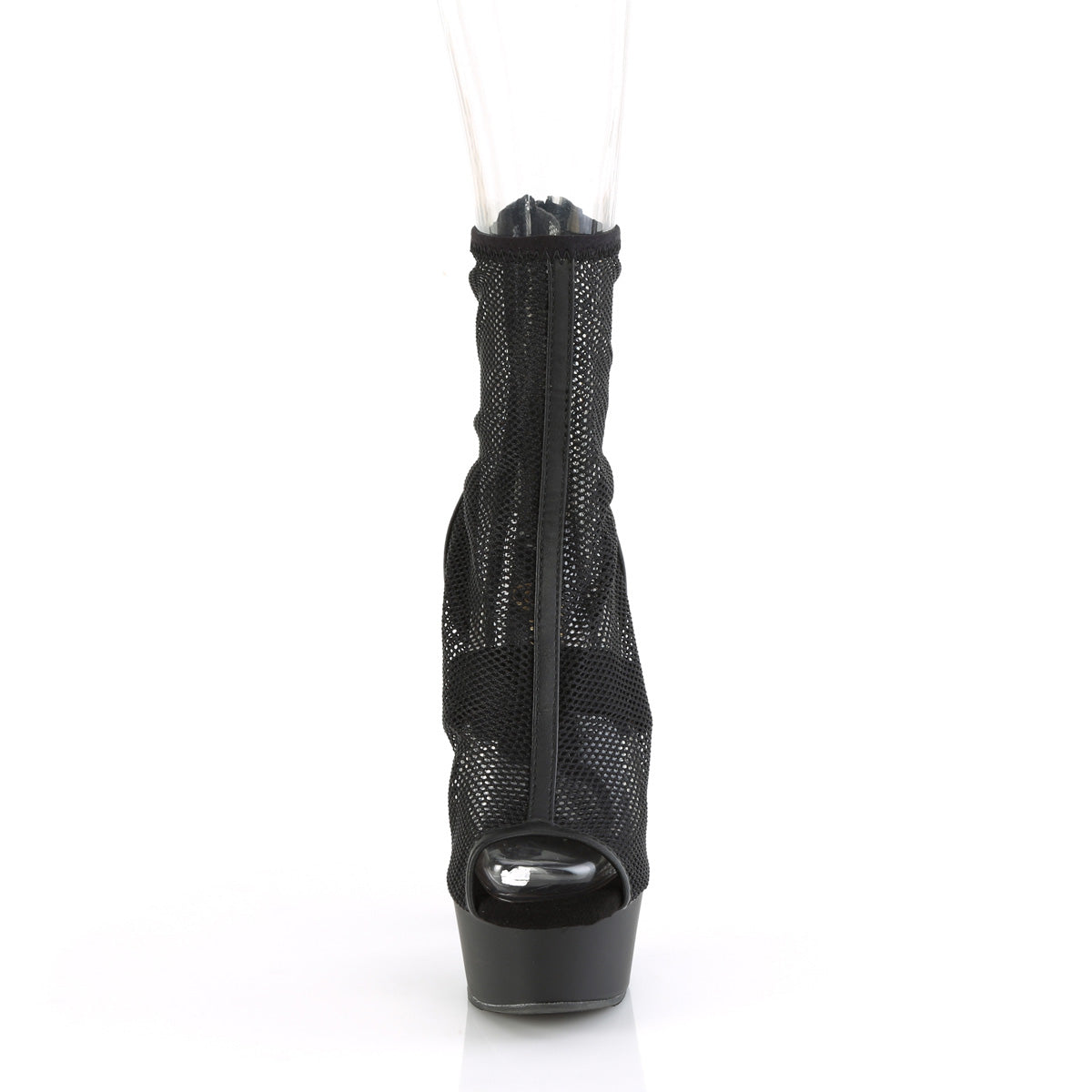 Pleaser   DELIGHT-1006 BLK Fuce in pelle in pelle/BLK MATTE