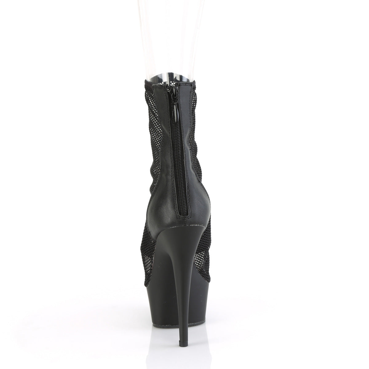 Pleaser   DELIGHT-1006 BLK Fuce in pelle in pelle/BLK MATTE