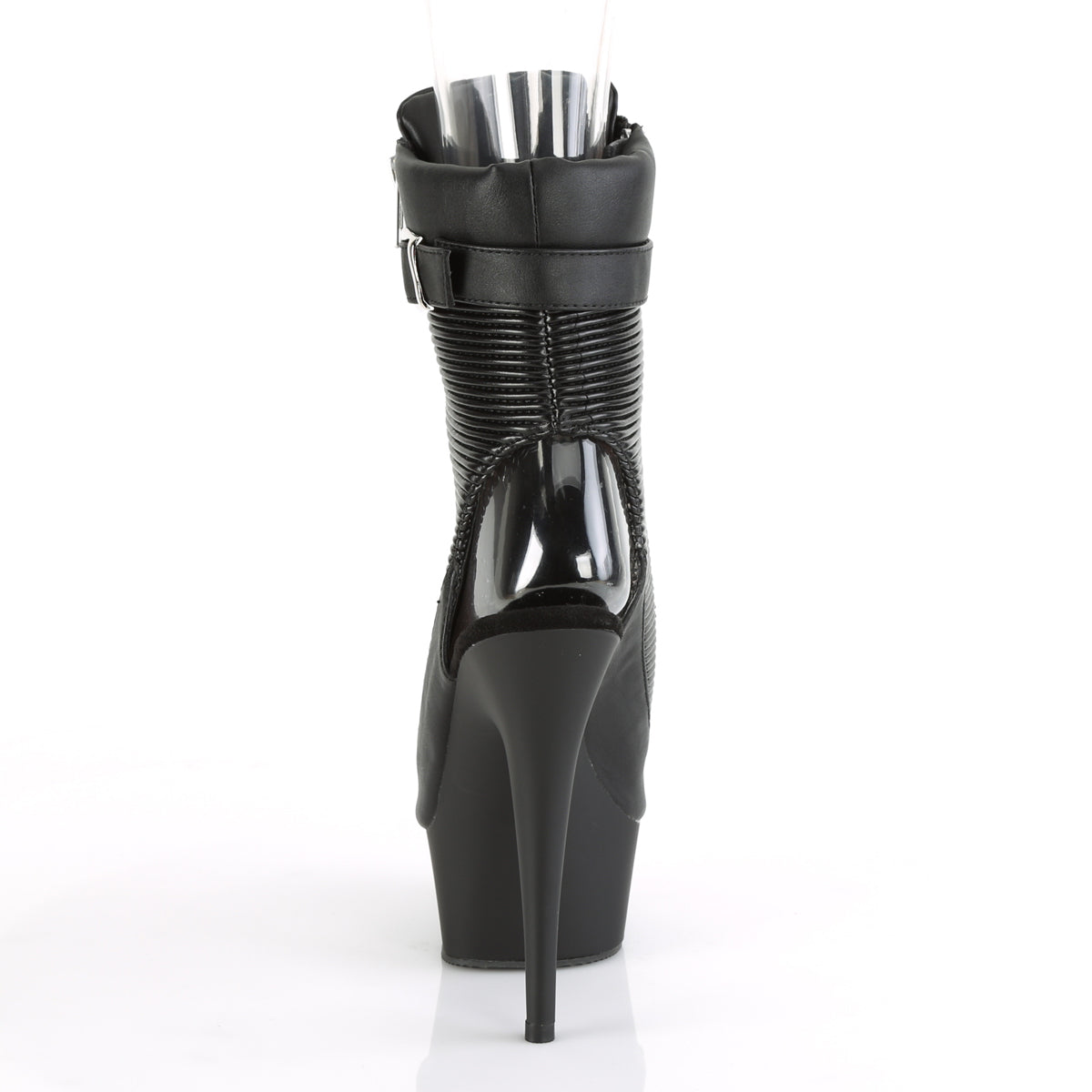 Pleaser Stivaletti da donna DELIGHT-1016-1 BLK Pelle ecopelle / Blk Matte