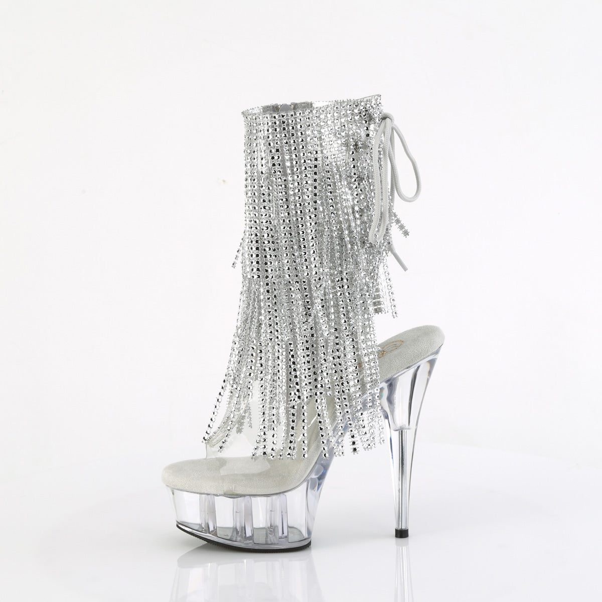 Pleaser   DELIGHT-1017rsf CLR-SLV/CLR