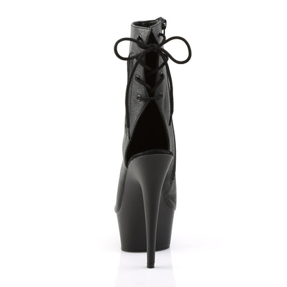 Pleaser Stivaletti da donna DELIGHT-1018 Blk in ecopelle / BLK