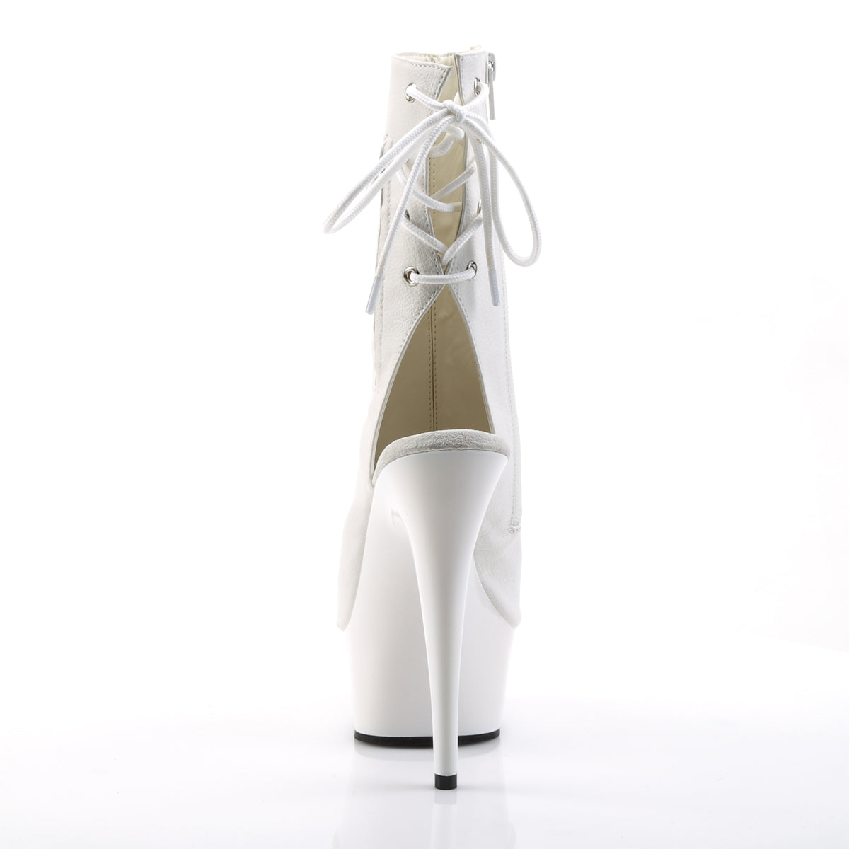 Pleaser Stivaletti da donna DELIGHT-1018 Wht in ecopelle / wht