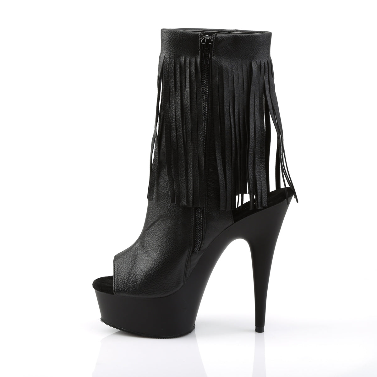 Pleaser Stivaletti da donna DELIGHT-1019 BLK in ecopelle / BLK opaco