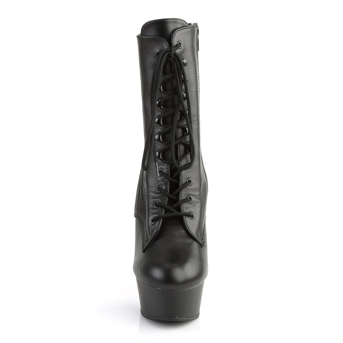 Pleaser Stivaletti da donna DELIGHT-1020 in pelle BLK / BLK