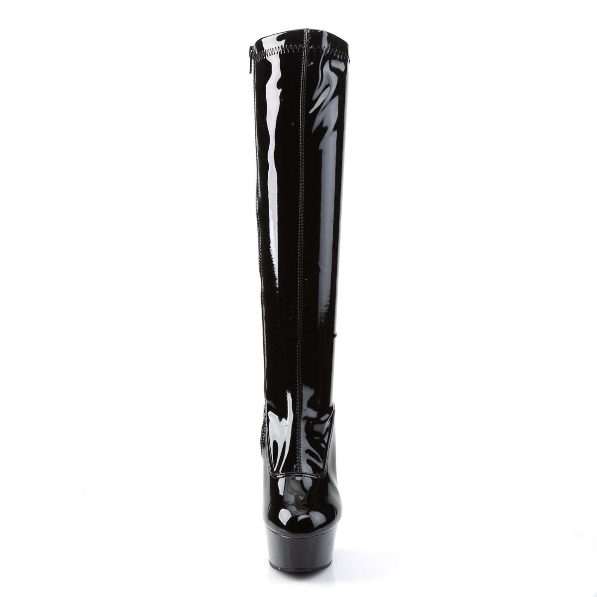 Pleaser Stivali da donna DELIGHT-2000 BLK STR PAT / BLK