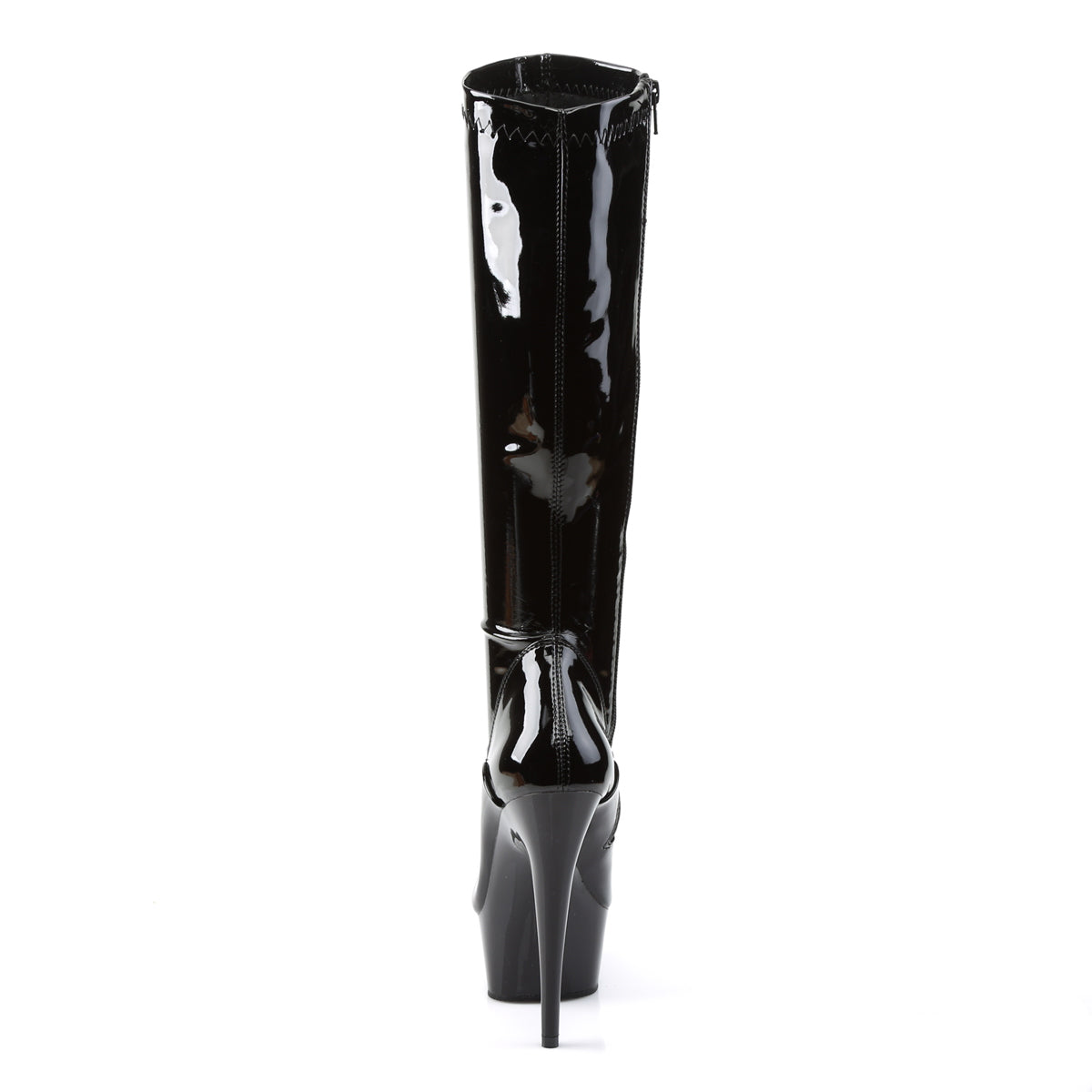 Pleaser Stivali da donna DELIGHT-2000 BLK STR PAT / BLK