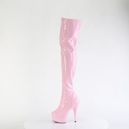 Pleaser   DELIGHT-3000HWR B. Ologramma rosa pat/m