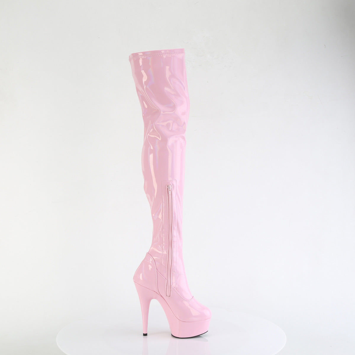 Pleaser   DELIGHT-3000HWR B. Ologramma rosa pat/m