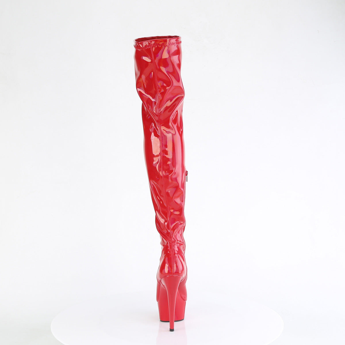 Pleaser   DELIGHT-3000hwr rosse ologramma pat/m
