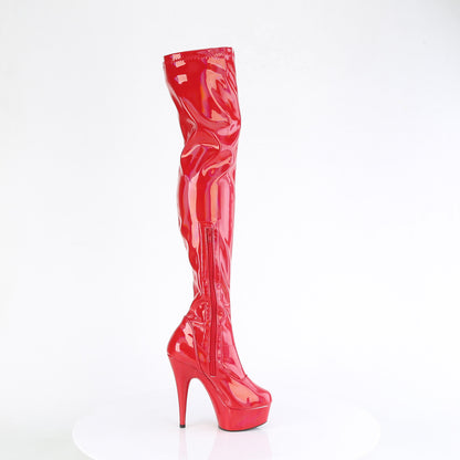 Pleaser   DELIGHT-3000hwr rosse ologramma pat/m