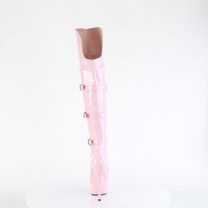 Pleaser   DELIGHT-3018 B. Pink Str. Pat/B. Pink