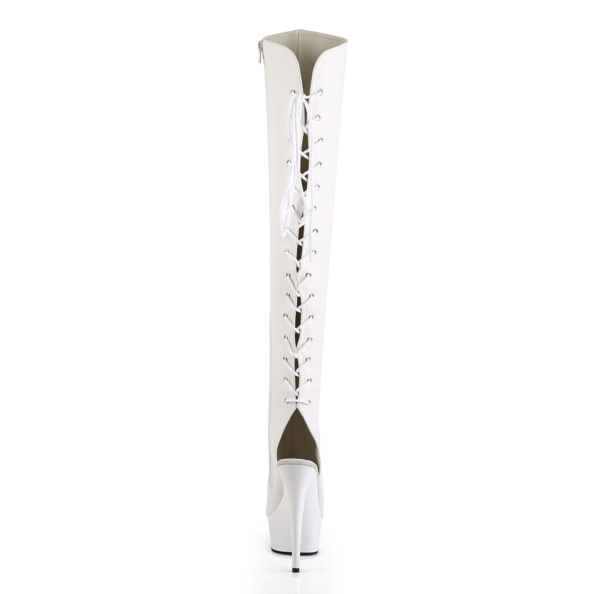 Pleaser Stivali da donna DELIGHT-3019 Wht in ecopelle / wht