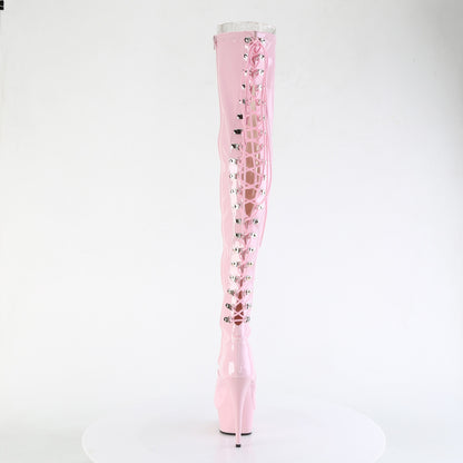 Pleaser   DELIGHT-3063 B. Pink Str Pat/B. Rosa