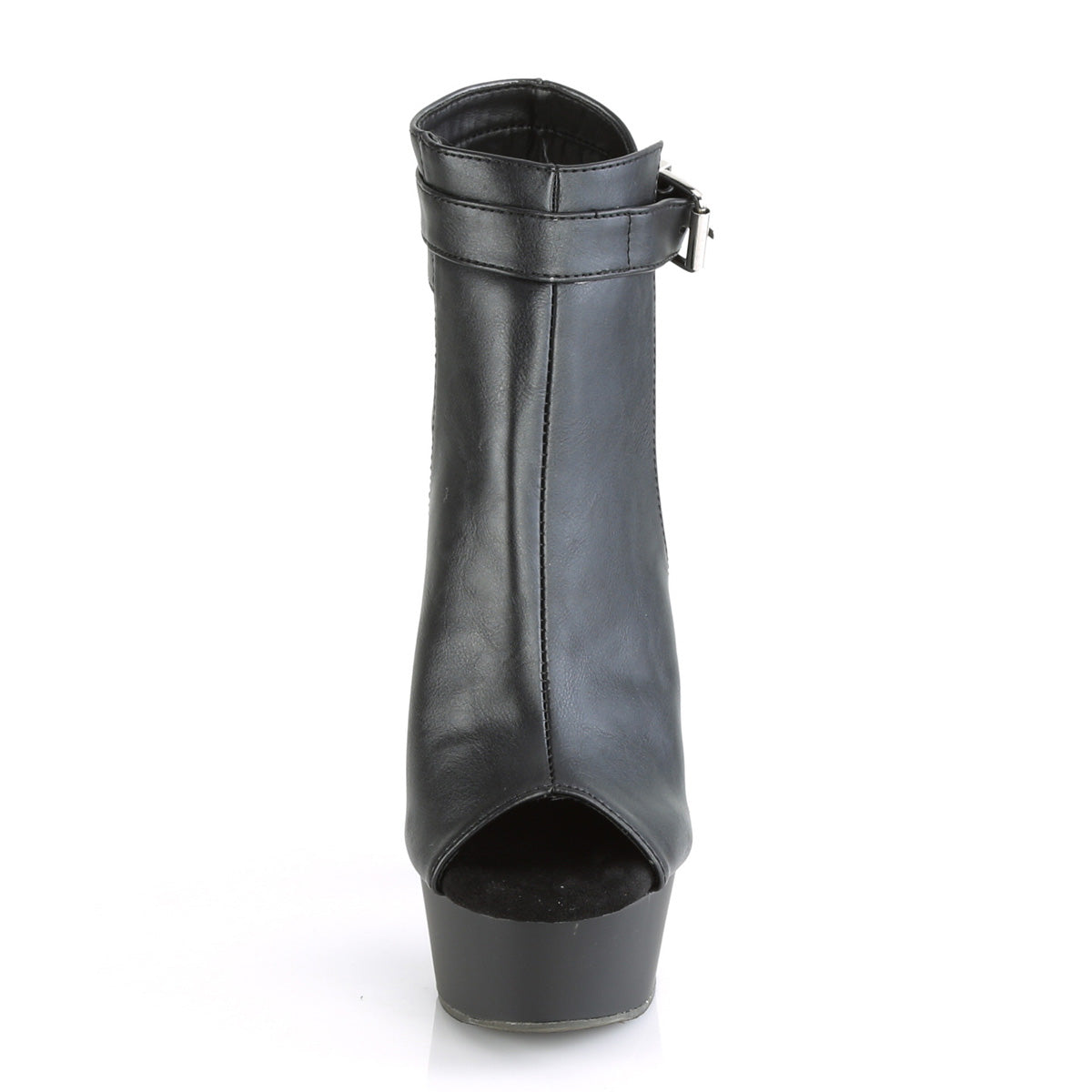 Pleaser Stivaletti da donna DELIGHT-600-10 Blk in ecopelle / BLK opaco