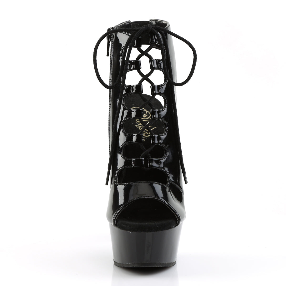 Pleaser Stivaletti da donna DELIGHT-600-20 BLK / BLK