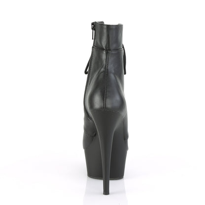Pleaser Stivaletti da donna DELIGHT-600-21 BLK Pelle in ecopelle / Blk Matte