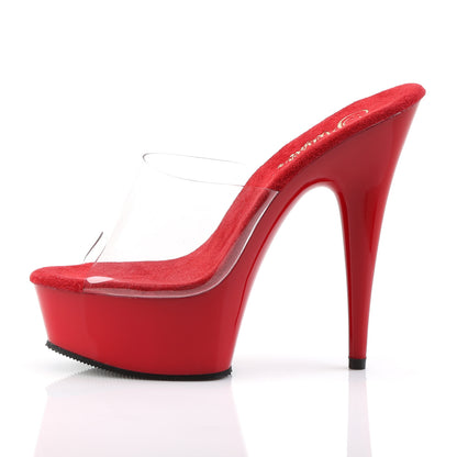 Pleaser Sandali da donna DELIGHT-601 CLR / Rosso